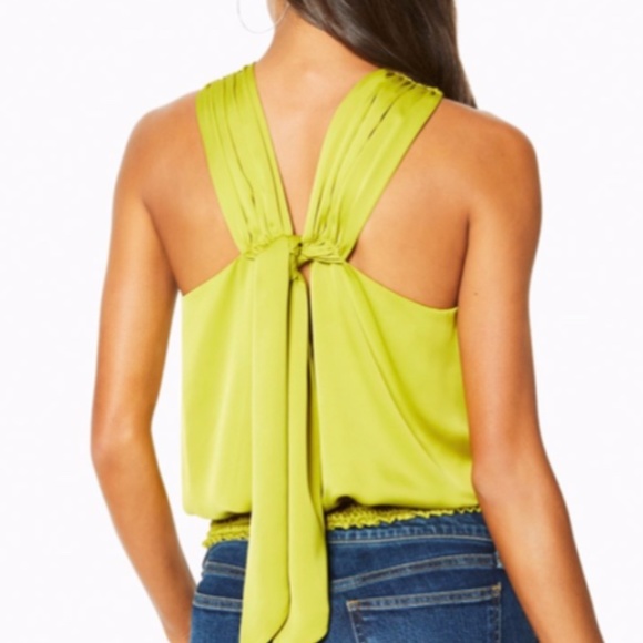 Ramy Brook Carlene Chartreuse Top - Picture 2 of 3